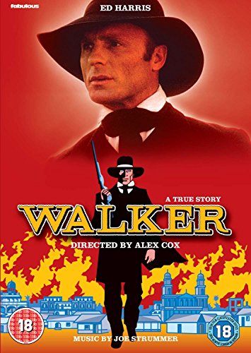 DVD cover for "Walker" featuring a man in a black hat and suit.