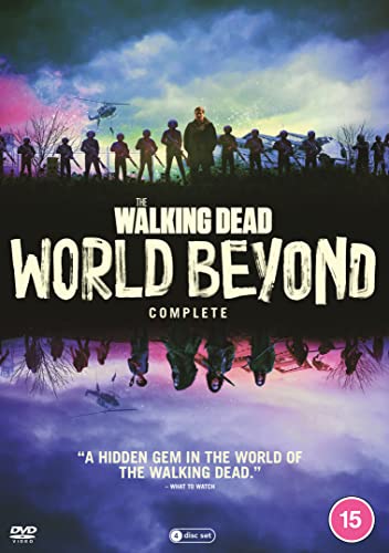 DVD cover for "The Walking Dead: World Beyond" seasons 1 & 2.