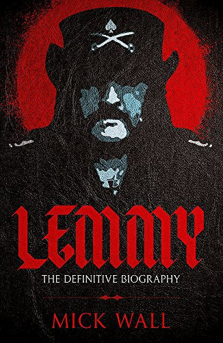 Book cover featuring Lemmy Kilmister of Motörhead in dark, textured portrait.
