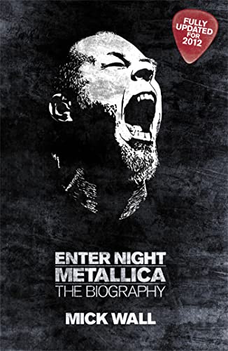 Book cover: "Metallica: Enter Night" featuring a screaming man’s face.