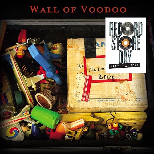 Wall of Voodoo "Lost Tapes Live" vinyl album cover with toys and boxes.