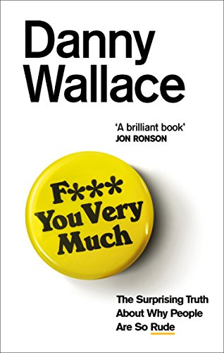 Book cover with yellow button displaying profanity, titled "F*** You Very Much.