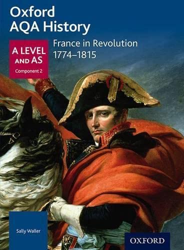 Textbook cover: “France in Revolution 1774-1815” featuring Napoleon on horseback.