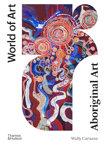 Book cover featuring vibrant, circular Aboriginal dot painting in red, blue, and white.