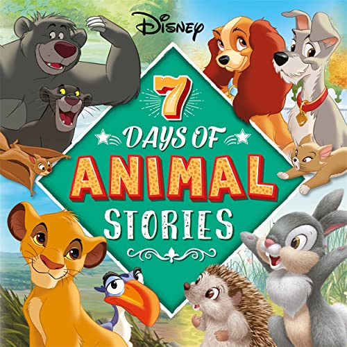 Disney book cover featuring Baloo, Lady, Simba, and other animal characters.