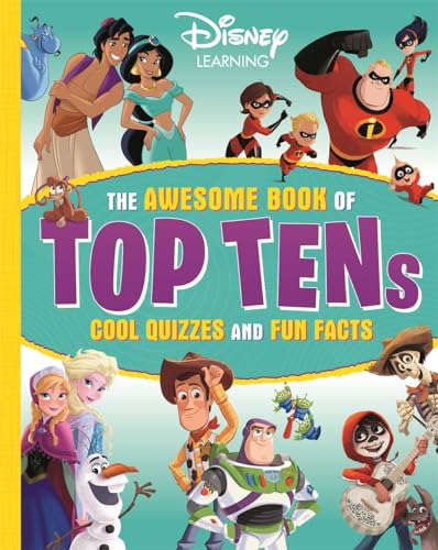 Disney Learning book cover with various characters and colorful text.