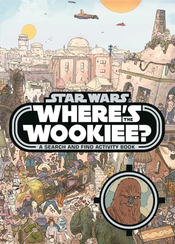 Star Wars search and find book cover with a Wookiee portrait.