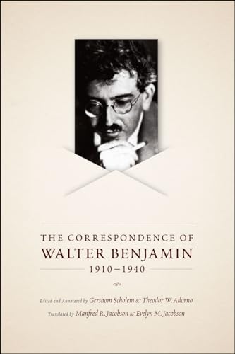 Book cover: "The Correspondence of Walter Benjamin" with a portrait.