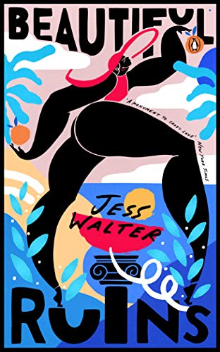 Book cover: “Beautiful Ruins” by Jess Walter, featuring abstract art.