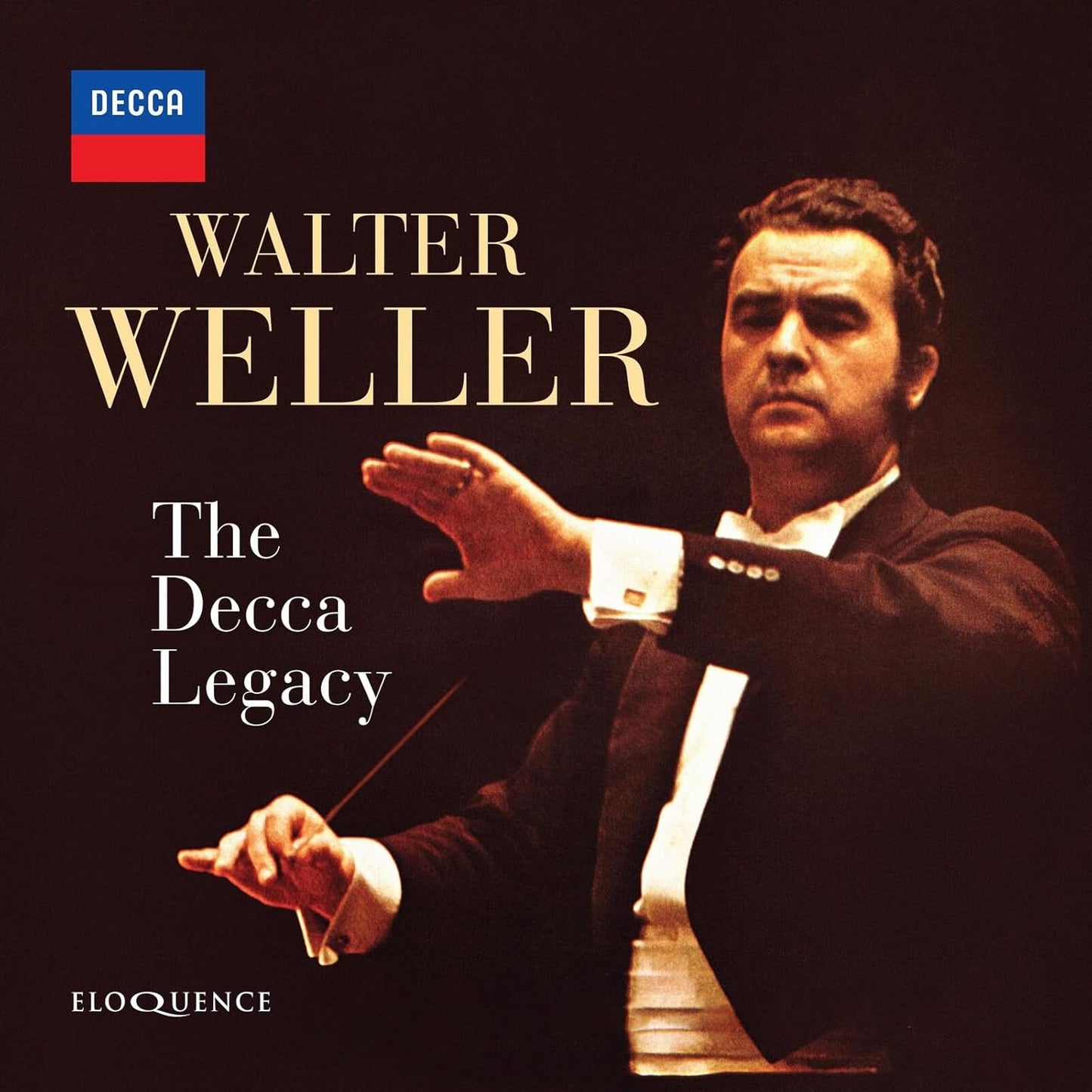 CD cover featuring conductor Walter Weller in formal attire.