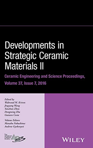 Book cover: "Developments in Strategic Ceramic Materials II," 2016.