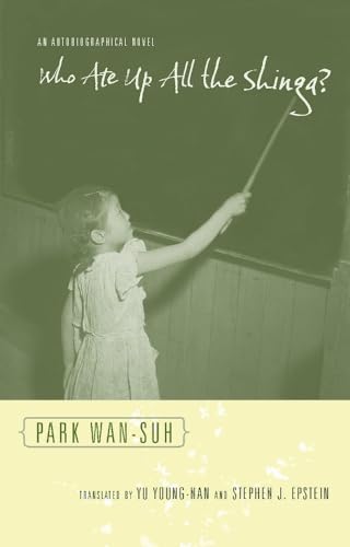 Book cover: a young girl with a stick against a dark green background.