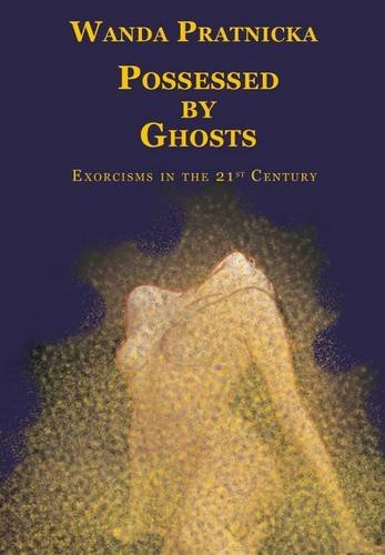 Book cover with golden, spectral figure and title “Possessed by Ghosts.”