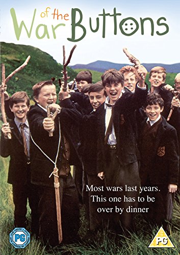 DVD cover for "War of the Buttons" showing children with sticks.