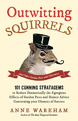 Book cover: squirrel with top hat, titled "Outwitting Squirrels.
