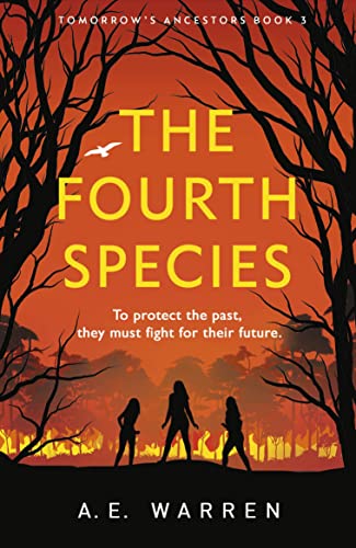 Book cover: silhouetted figures against a fiery orange and black landscape.