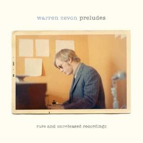 Warren Zevon album cover: a vintage photo of a man at a piano.