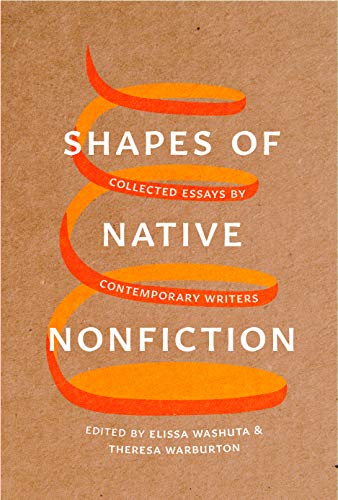 Book cover: "Shapes of Native Nonfiction" with orange spiral design.
