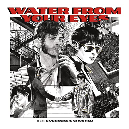 Album cover for Water From Your Eyes’ “Everyone’s Crushed” with collage imagery.