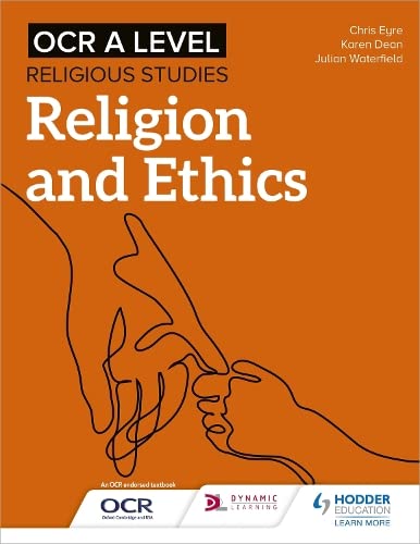 Textbook cover for OCR A Level Religious Studies: Religion and Ethics.