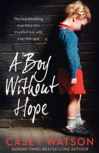 Book cover: a young boy with his back turned, head down.