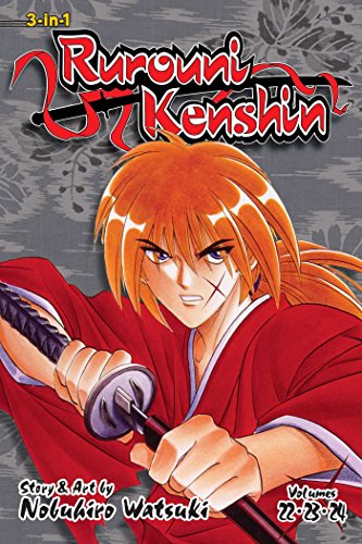 Rurouni Kenshin manga volume 8 cover featuring a determined swordsman.