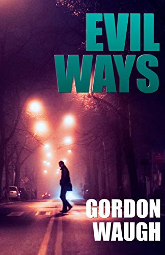 Book cover: a silhouetted figure walks down a foggy street at night.