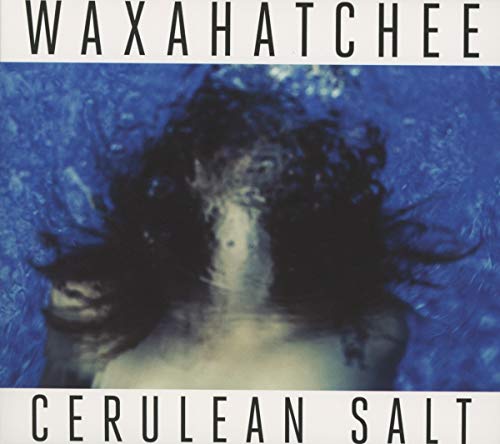 Waxahatchee’s “Cerulean Salt” CD cover: person submerged in blue water.