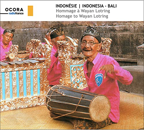 CD cover featuring Balinese musicians with traditional instruments.