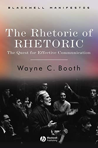 Book cover: "The Rhetoric of RHETORIC" with a speaker and audience.