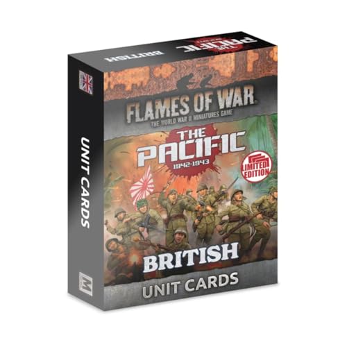 Box for "Flames of War" WWII miniatures game, depicting British soldiers.