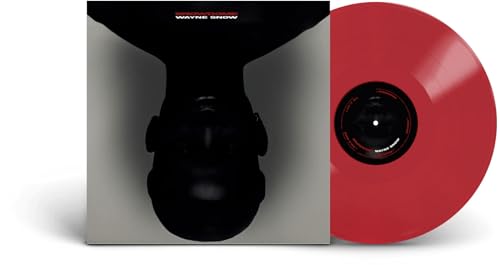 Wayne Snow “Snowdome” vinyl record with red disc and dark cover art.