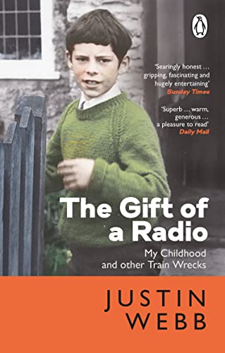Book cover featuring a young boy in a green sweater, titled “The Gift of a Radio.”