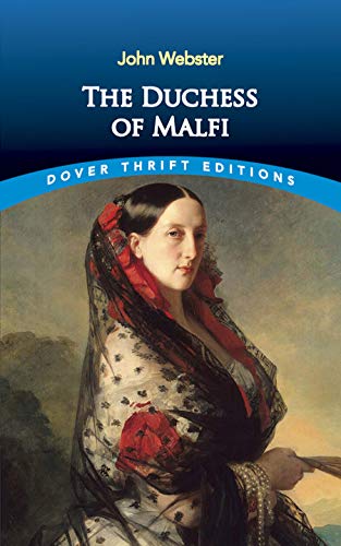 Book cover of “The Duchess of Malfi” featuring a painted portrait.