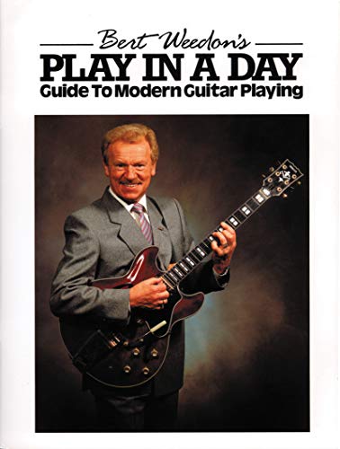 Book cover featuring Bert Weedon smiling and holding a red electric guitar.
