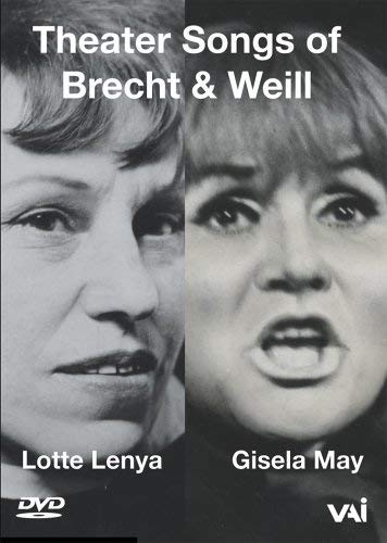 Black and white DVD cover featuring close-up portraits of Lotte Lenya and Gisela May.