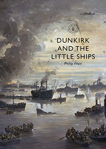 Book cover depicting Dunkirk evacuation scene with ships and aircraft.