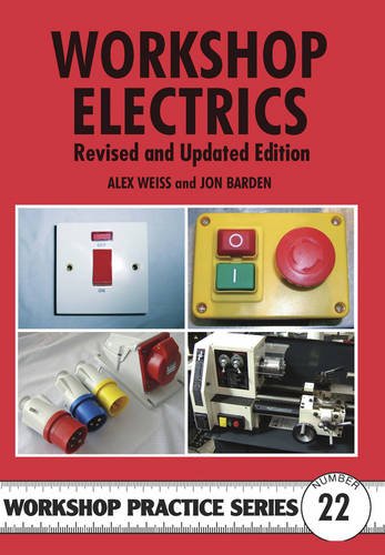 Book cover: "Workshop Electrics" with images of electrical components.
