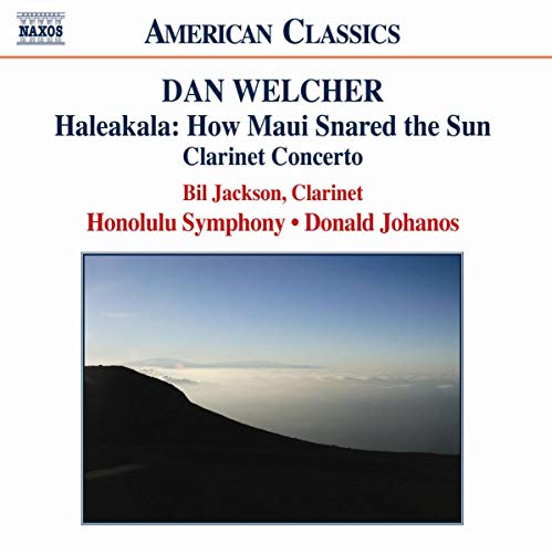 CD cover for Dan Welcher’s “Haleakala” with a mountain landscape.