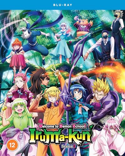 “Welcome to Demon School Iruma-kun” Season 3 Blu-ray cover with anime characters.