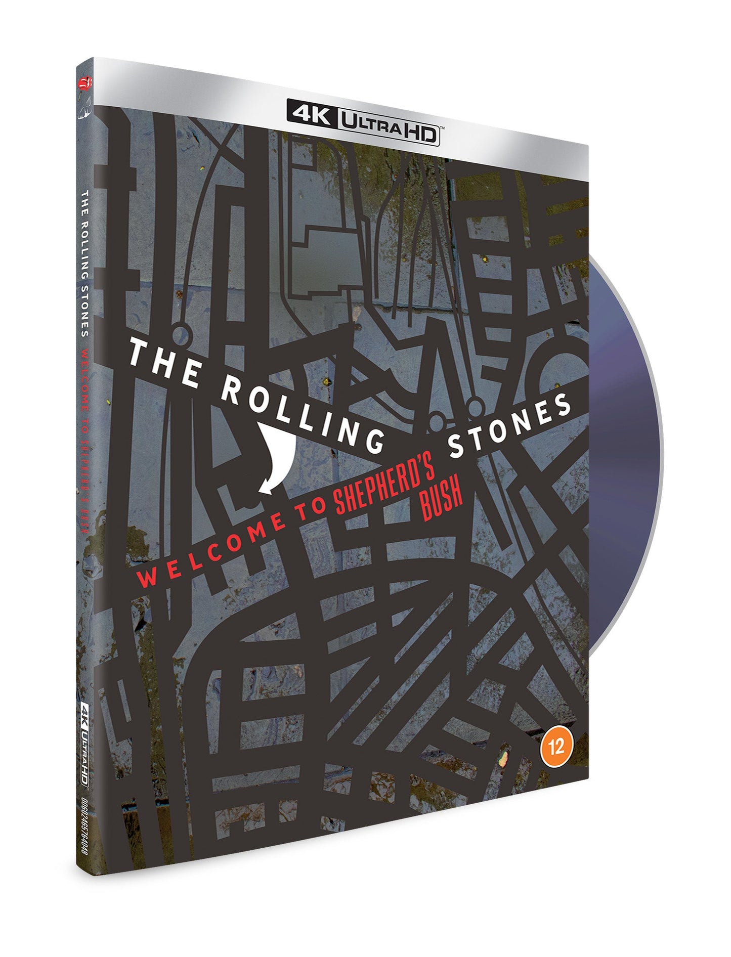 Blu-ray case for "Welcome to Shepherd's Bush" featuring The Rolling Stones.