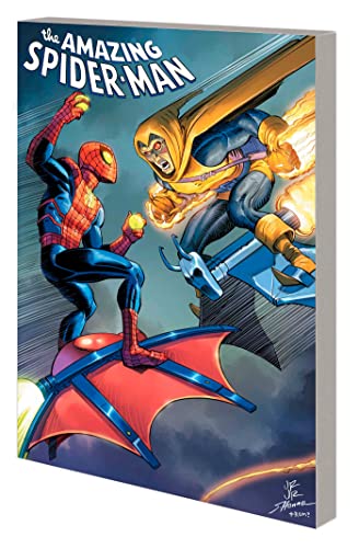 Hardcover comic book cover featuring Spider-Man fighting the Hobgoblin.