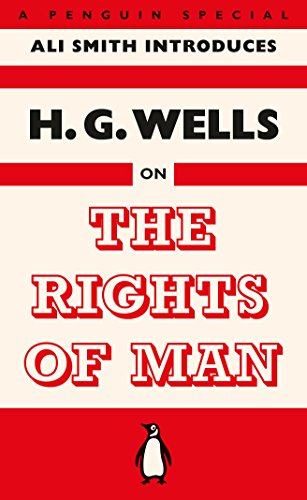 Penguin book cover: “The Rights of Man” by H.G. Wells, red and cream.