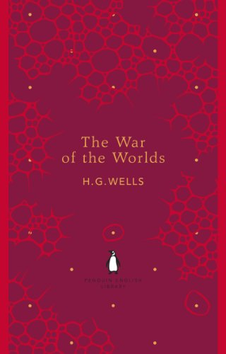 Red book cover with title "The War of the Worlds" and penguin logo.