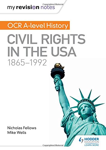 "Book cover with Statue of Liberty image, titled 'Civil Rights in the USA 1865-1992'."