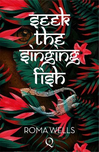 Book cover: fish, musical notes, and tropical foliage in vibrant colors.