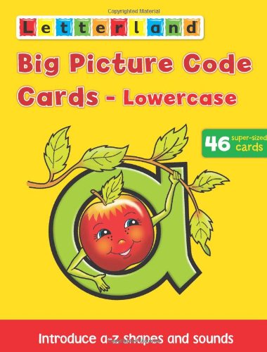 Letterland Big Picture Code Cards cover featuring a smiling apple "a".
