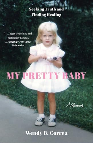 Book cover featuring a young child in a white dress, memoir title.
