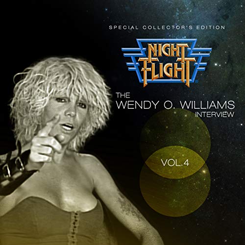 CD cover featuring Wendy O. Williams pointing, with a space-themed design.