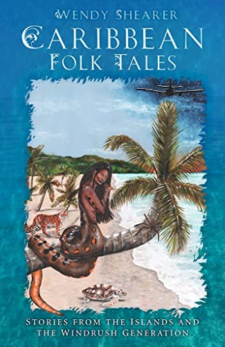 Book cover showing a serpent-woman on a palm tree, a tiger, and a turtle.